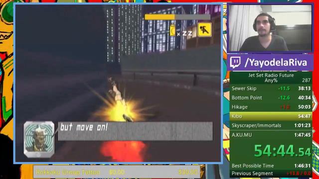 [Outdated][1:46:54] Jet Set Radio Future Any% Speedrun смотреть онлайн