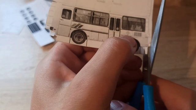 ПАЗ 32053 из бумаги - сборка и обзор модели из бумаги #избумаги #паз смотреть онлайн