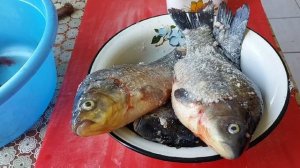 Как коптить карася.
