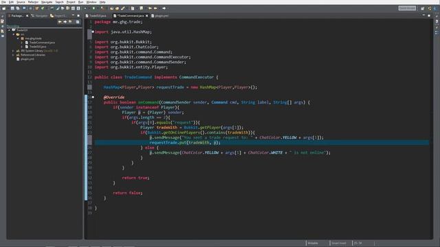 Minecraft Bukkit/Spigot Plugin Tutorial #37: Trade GUI (part 1) смотреть онлайн