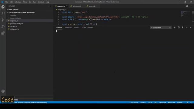 Process APIs using public proxy servers in NodeJS смотреть онлайн