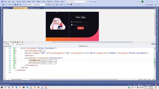 Multiple User Login Form | C# WPF смотреть онлайн