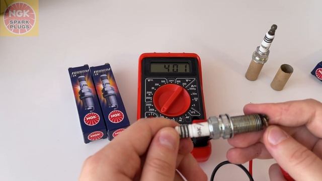 Поддельные иридиевые свечи зажигания NGK . Как проверить мультиметром свечи зажигания. смотреть онлайн