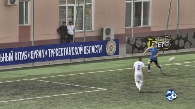 Гол - Е. Амангельды. Кыран - Онтустик 0:1. 2 тур. Первая лига 2023 смотреть онлайн