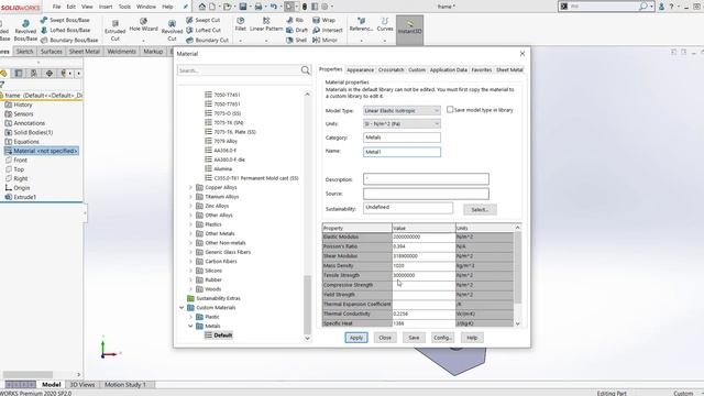 SOLIDWORKS Tutorial - Custom Materials смотреть онлайн