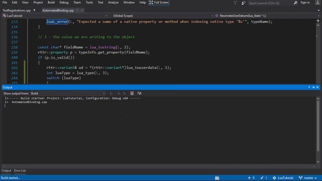 Embedding Lua in C++ #32 - Writing Object Properties Using Run Time Type Information смотреть онлайн