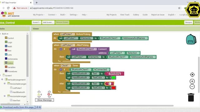 MEMBUAT APLIKASI ANDROID DENGAN MIT APP INVENTOR (BLUETOOTH - VOICE CONTROL)