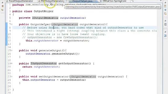 Spring Dependency Injection Using Constructor смотреть онлайн