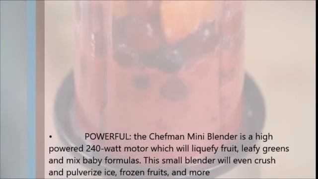 Chefman Ultimate Personal Blender Review смотреть онлайн