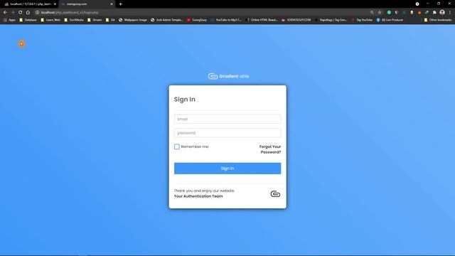 PHP | Register and Login Admin Dashboard V2 смотреть онлайн
