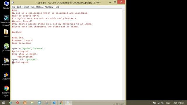learn python in nepali - Set In Python смотреть онлайн
