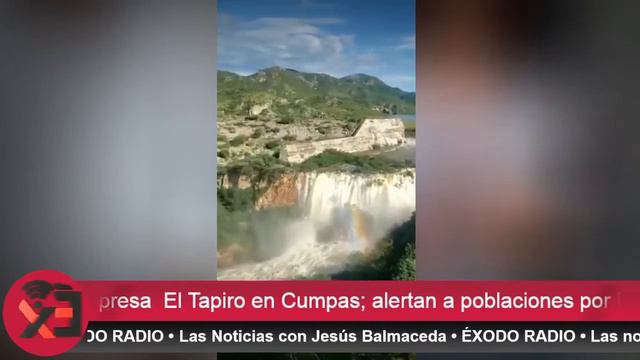 Desfogan presa El Tapiro en Cumpas; alertan a poblaciones por inundaciones смотреть онлайн