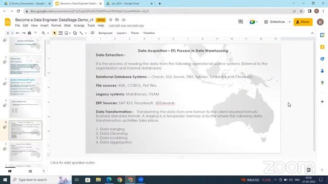 27th Feb DataStage Training смотреть онлайн