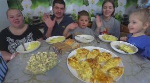 мукбанг грудка с ананасами под сыром