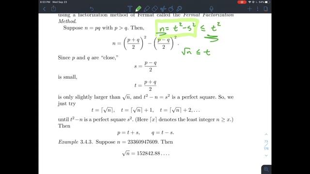Attacking RSA when p and q are close смотреть онлайн