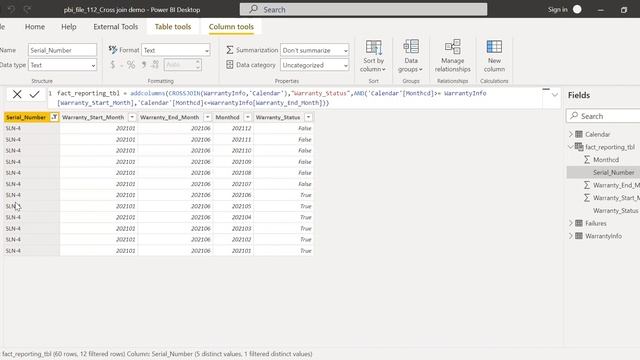 Power BI Monthly Warranty Reporting Technique | Real Use of Cross Join | Cartesian Product смотреть онлайн
