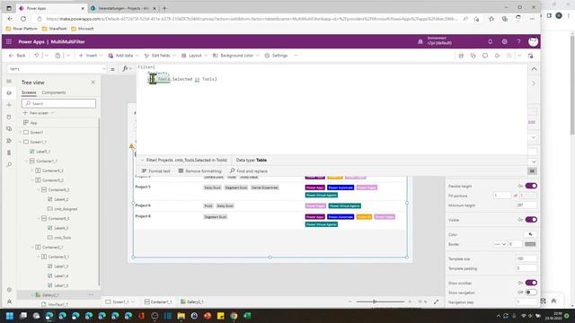 [PowerApps QuickTips] FILTER with SELECTMULTIPLE on BOTH sides смотреть онлайн