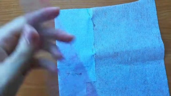 Как приклеить флизелин к ткани?