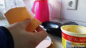 Сэндвич в сэндвичнице на завтрак /Быстро и вкусно