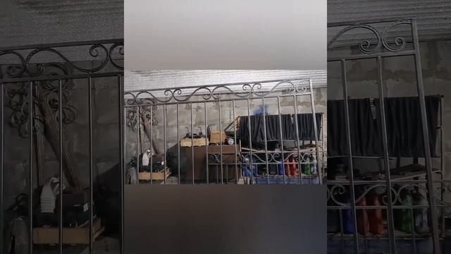 Изготовление забора из профильной трубы с элементом ковки на станке узор Н1 смотреть онлайн