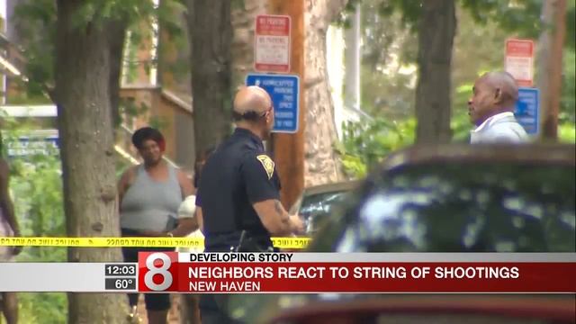 Neighbors react to string of shootings in New Haven смотреть онлайн