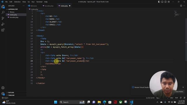 Tutorial Membuat Laporan PDF dengan PHP dan MySqli смотреть онлайн