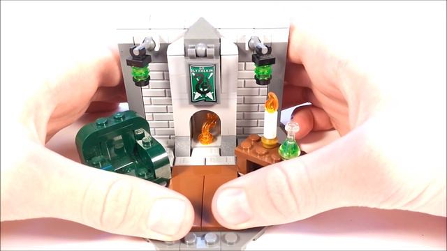 LEGO HARRY POTTER SLYTHERIN COMMON ROOM MOC! смотреть онлайн