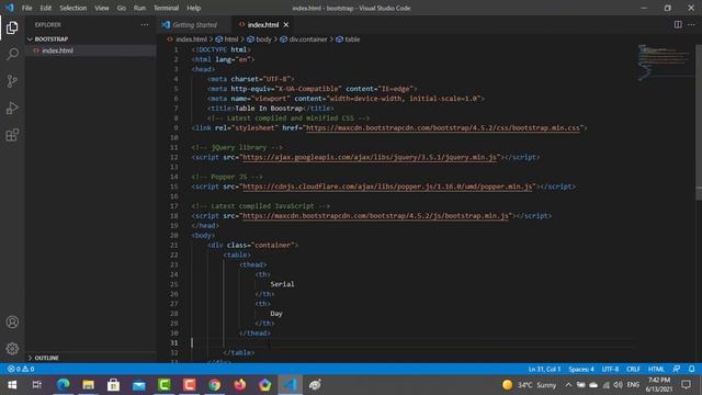 Table Learn Bootstrap | Lecture 4 смотреть онлайн