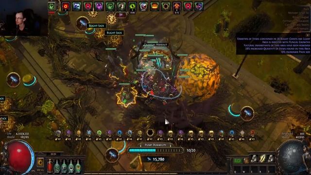 [Path of Exile] TRIPLE GOLDEN OIL AFK Tier 16 Blighted Map (4 Great AFK Blight Builds) - 748 смотреть онлайн