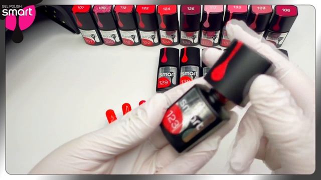 Гель-лак SMART. Обзор и выкраска. #2: Красные оттенки смотреть онлайн