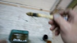 Полный процесс окраски гипсового камня с эффектом проявления