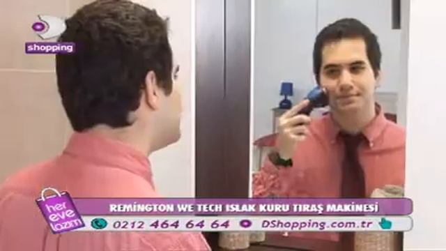 DSHOPPING REMİNGTON WE TECH ISLAK KURU TIRAŞ MAKİNESİ смотреть онлайн