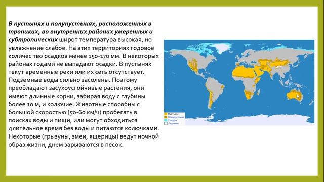 8 класс. Среда обитания растений и животных смотреть онлайн