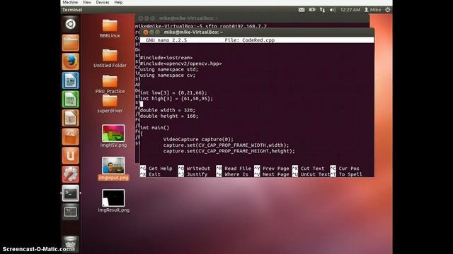 OpenCV Color Thresholding BeagleBone Black смотреть онлайн