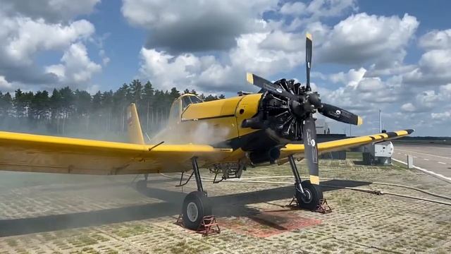 M18 B "Dromader" startup engine смотреть онлайн