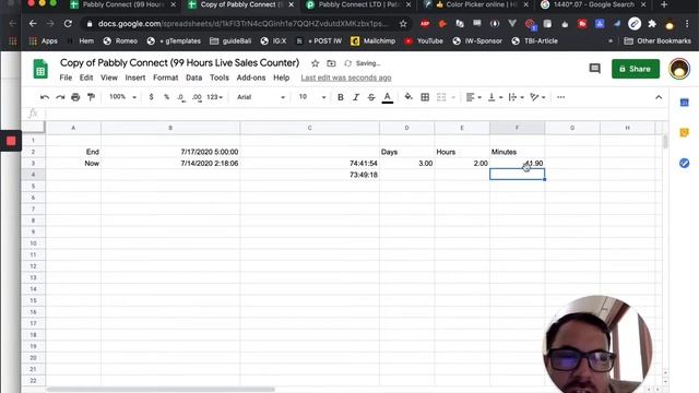 Build a Live Countdown in Google Sheets. Timer Actually Works! смотреть онлайн