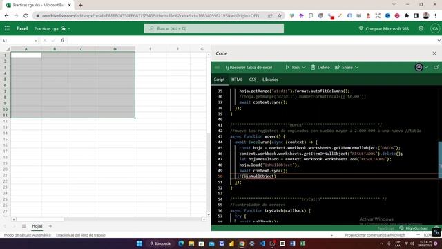 ? Practicando typescript en Excel con scriptlab. ❗️Como recorrer una tabla de excel con typescript❗ смотреть онлайн