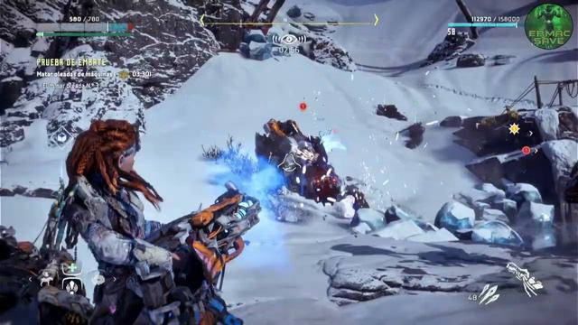 Horizon Zero Dawn: The Frozen Wilds | 100% | ULTRADIFÍCIL | Terrenos de Caza con 3 Soles Abrasadore смотреть онлайн