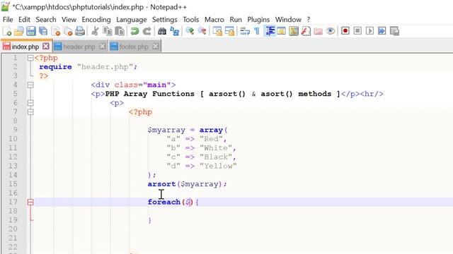 Working with Array in PHP [PART-30]: php arsort() & asort() methods смотреть онлайн