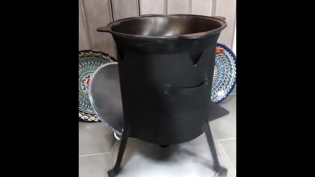 Уникальный комплект. Печь + казан. Топ Барбекю. смотреть онлайн