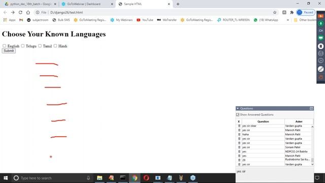 Full Stack web developement by using Python and Django | Session - 6 |02-04-2021 | by Durga Sir смотреть онлайн