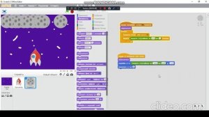 Как сделать игру космос в scratch