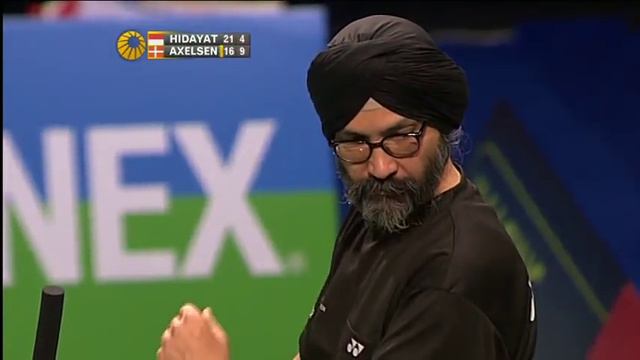 R16 - MS - Taufik Hidayat vs Viktor Axelsen - 2011 Yonex Denmark Open смотреть онлайн