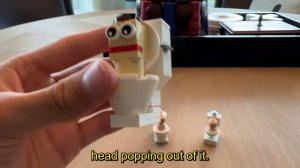 HOW TO BUILD LEGO SKIBIDI TOILET…