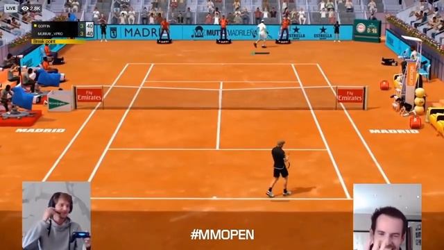 Highlights as Andy Murray wins the Mutua Madrid Open Virtual Pro смотреть онлайн