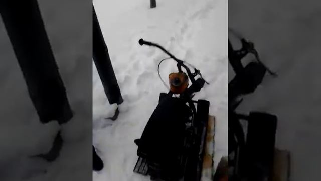 самодельный снегоход часть 1 смотреть онлайн