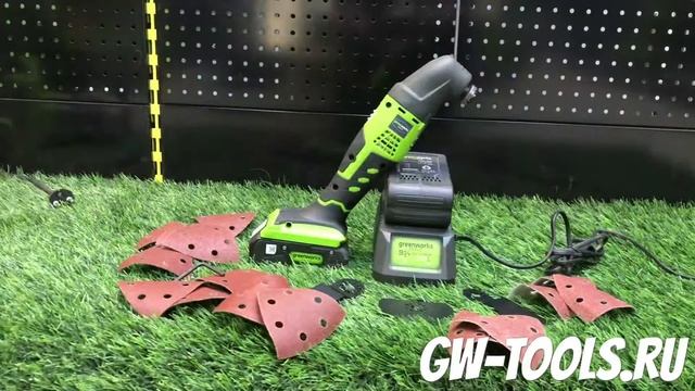Реноватор (мультитул) аккумуляторный Greenworks 24V G24MT смотреть онлайн