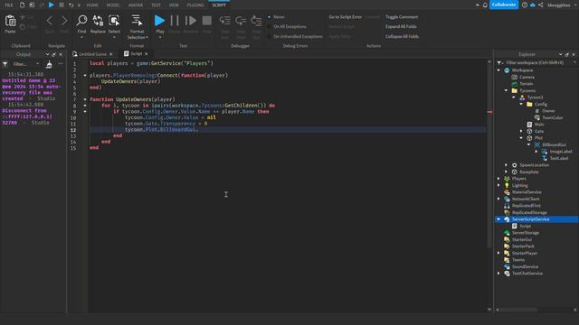 как сделать тайкун в Roblox Studio №2 смотреть онлайн