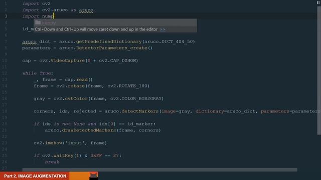 Webcam Video Augmentation with an Image/Video using ArUco Markers | OpenCV смотреть онлайн