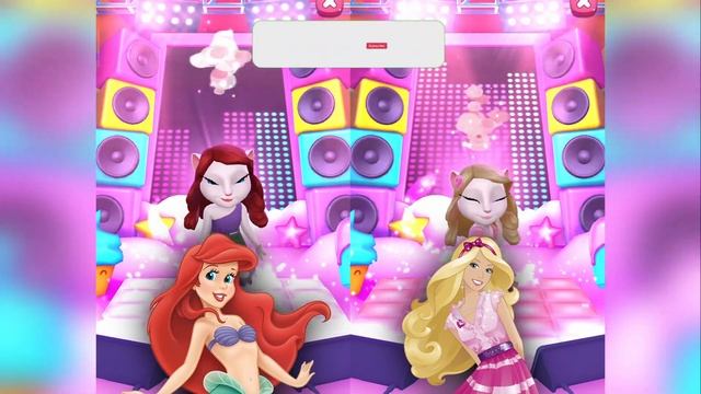My Talking Angela 2 - Ariel Mermaid Vs Barbie смотреть онлайн